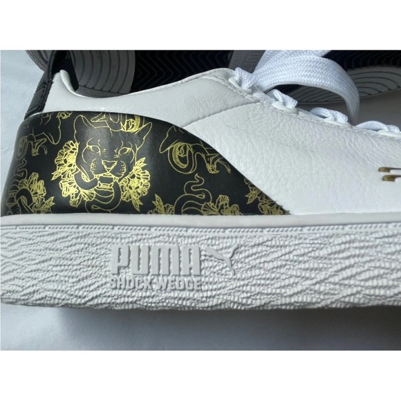 Puma Ralph Sampson Lo Top White Sneakers Cats Sz Mens 6.5 Womens 8 Narrow 38.5 - Picture 7 of 15